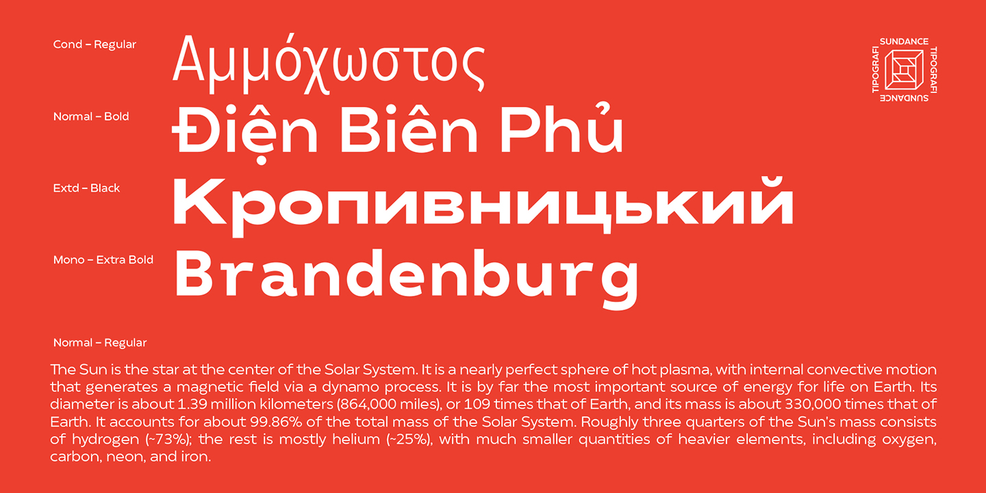 Matahari Sans Condensed